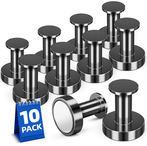 FINDMAG Magnetic Hooks for Cruise Cabins, 150lb Magnetic Hooks Heavy Duty, Extra Strong Cruise Door Magnets for Travel, Powerful Heavy Duty Magnets for Hanging, Grill, Camping, Coat, Door, 10 Pack