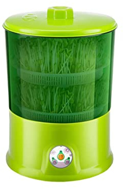 Fully Automatic Seed Germination Kit 360° Rotating Electric Sprinkler Intelligent Control Home Kitchen Grain Seed Cultivation Bea