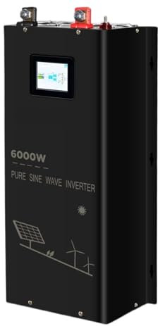 UAGFDFF Power Inverter Inverter A Onda Sinusoidale Pura A Fase Divisa da 6000W Batteria da 24V/36V/48V/60V/96V CC A 110/220V Convertitore CA 120/240V Invertitore di Tensione Fotovoltaico(72V,240V)