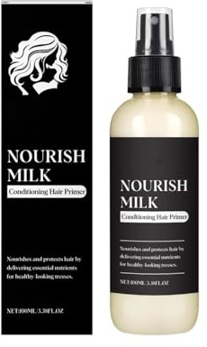 Dry Volumising Spray, Milk Softening Non-washing Hair Spray, Texturising & Volumizing Mist for Fine & Curly Hair, Moisturizing Soothing Scalp Bring Comforts (100ml, 1)