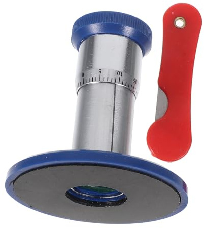 IMIKEYA Microtome Biologique Manuel en Métal Argenté Découpe Précise de Tissus Végétaux, Outil Pédagogique Expériences Scolaires en Laboratoire de Biologie Couleur Aléatoire
