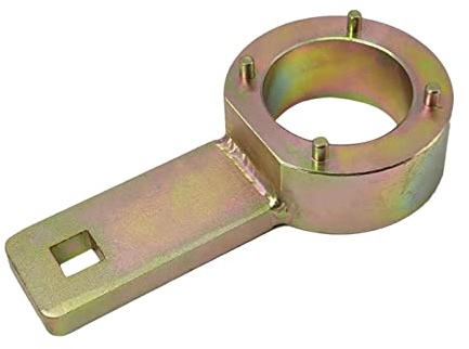 Okiyakusama Chiave Puleggia T10355 Attrezzo Bloccaggio Smorzatore Vibrazioni Puleggia Acciaio Funzione Pulizia Facile Adatta per Riparazione Auto Officina 15cm