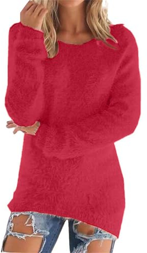 aaSccex Sweat Long Femme Grande Taille - Sweatshirt Femme sans