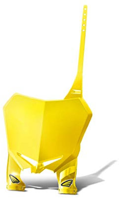 Cycra Stadium Number Plate - Yellow 1CYC-0702-55