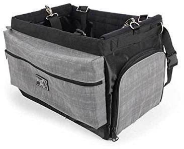 ALL FOR PAWS Travel Dog Fahrradtasche Delux mit Halterung, 3,5 kg