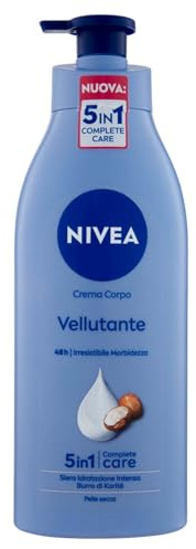 Nivea Fluida Corpo Vellutante Pump Burro di Karite, 500ml