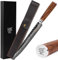 YOUSUNLONG Filetiermesser 255 mm Sashimi Messer - Japanischer gehämmertem Damaststahl - Scharfes asiatisches Messer Sushi-Messer - Natürlichem Walnussholz mit Lederscheide
