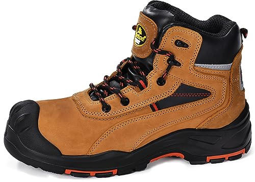 S3work chaussures homme/femme militaire, bottes de sécurité m - 8518, antistatique, imperméable à l'eau, cuir respirant, semelle intérieure confortable, embout de lunettes en fibre, plaque Kevlar