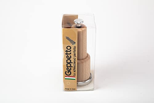 Geppetto Schiaccianoci Perfetto; Schiaccianoci; Nocciole; Mandorle; in Legno; Acciaio Inox; Made in Italy