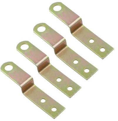 SagaSave Z-Form Eckwinkel, Lot de 4 supports pour cadres photo en forme de Z, fixation pour cadres photo, suspension pour pantalon, support en coin pour montage d’angle, support de fixation pour