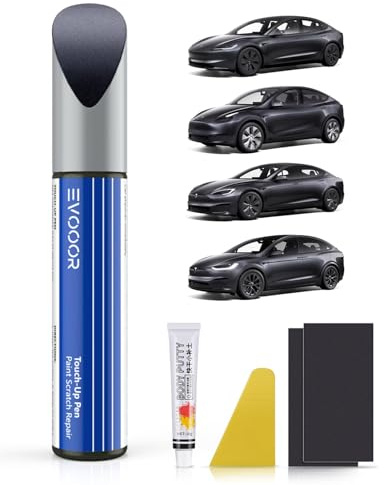 Stealth Grey (PN01) Peinture de Rection kit pour Tesla DIY avec Peinture de Rection de Couleur Assortie pour modèle 3/Y/S/X