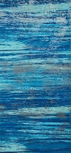 HDK-VERSAND 1 Stück Wachsplatten Muster Effektwachsplatte Antikmuster Marmormuster Grösse 200 x 100 x 0,5 mm (Antik Blau)