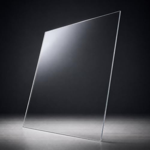 610 x 457mm Polycarbonate Plastic Sheet, 4mm Clear, Greenhouse & Sheds | 20x stronger than acrylic. Impact resistant, UV protected and non-yellowing for long-lasting clarity and durability.