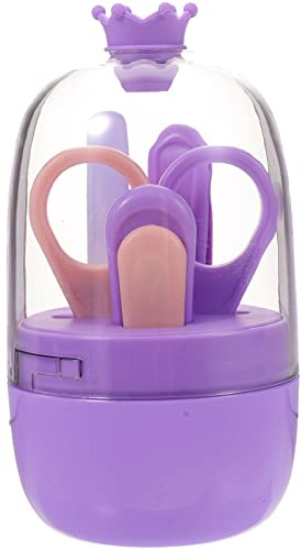 Babynageltrimmer Satz für Neugeborene, 1 Satz, Lila Abs