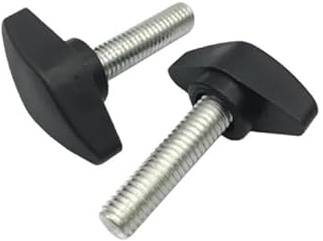 2-5 st M5 M6 M8 36T-typ vingskruv med nylonplasthuvud och bakelitbult(12mm,M6 5PCS)