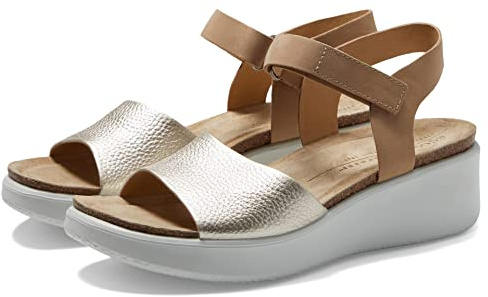 ECCO Dam Flowt Wedge Cork Sandal