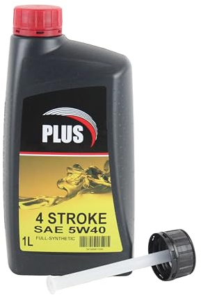 4 Takt Motoröl SAE 5W40, 4 Stroke, vollsynthetisch, verminderter Rauchauslass, inklusive extra-Verschluss mit Ausgießhilfe, Inhalt 1 Liter