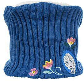Sun City Frozen Elsa Children's Girls' Tube Scarf Loop Bandana, blue, One Size