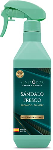 Ambientador spray 500ml. perfume para hogar Sensaodor (Sándalo fresco)