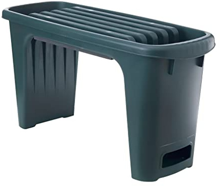 Unibos Aggloz | Padded Garden Kneeler, Gardening Aid, Kneeling Pad, Tool Storage, Lightweight & Portable, Kneeler with Seat & Store