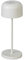 Konstsmide LED Tischleuchte Lille Mini | weiß | Indoor/Outdoor | Kabellos | 7,5 x 7,5 x 20 cm | 7835-250