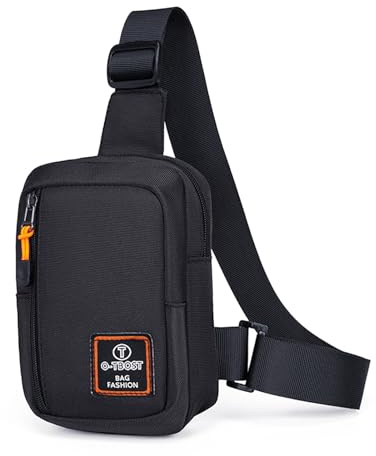 CYchen Crossbody Ryggsäck Stöldskyddad Handväska, Enaxelremsväska Midjeväska Liten Slingväska Axelväska Mini Handväskor Affär Messenger för Män Kvinnor Resor