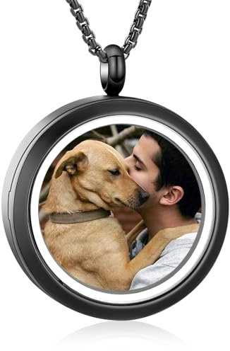 QGJNSGC Collier funéraire en forme de cœur pour cendres - Pendentif urne souvenir en acier inoxydable pouvant contenir des photos et des photos, One Sizes, Acier inoxydable, Zircone cubique