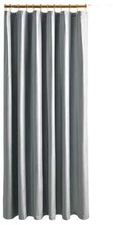 Cortina De Ducha Cortina de baño Impermeable, Cortina Ducha con Ganchos, Cortinas divisorias for bañera, for(Gray,W180XH200CM)