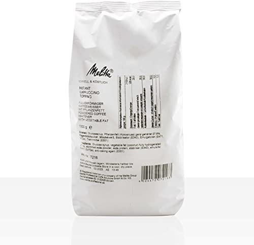 Melitta Instant Cappuccino Topping, 10 x 1.000g = 10,00 Kg