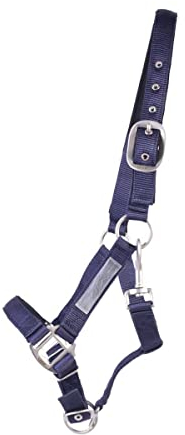 ARBO-INOX Halfter Sicherheitshalfter mit Klett 2-Fach verstellbar (Cob Vollblut, Blau)