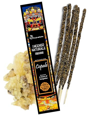 Peruansk rökelse i ätpinnar Copal – 100 % naturliga korn och örter – handgjorda i Peru