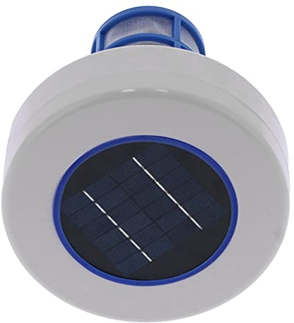 Hztyyier Clarificador de Piscina con Energía Solar, Purificador de Agua sin Cloro, Limpiador de Piscina, Ionizador para Todas Las Piscinas