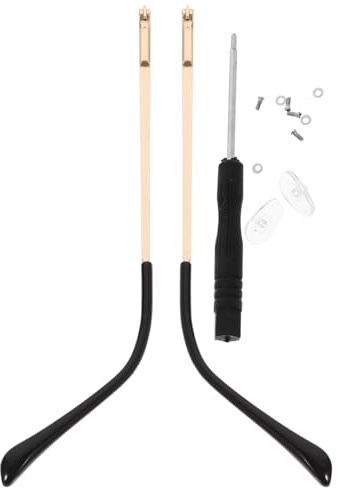 OATIPHO Accessoires Lunettes 1 Paire Jambes Métalliques À Ressort Universelles Pièces Détachées Pour Réparation Branches Lunettes Soleil Et Vue Confortables Maintien Durable