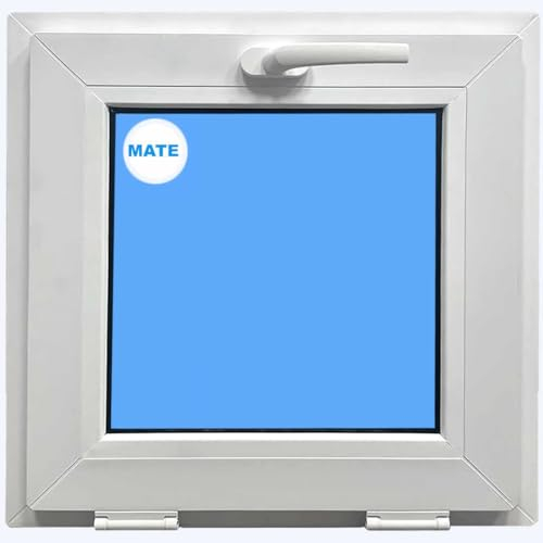 ECO-BLU (V94M) Ventana PVC 400x400 Blanca Oscilante Vidrio Mate