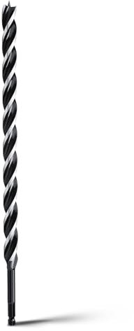hsawbit Wood Drill Bits, 12mm x 460mm Auger Drill Bit Extra Long Drill Bits Wood Plastic, Drywall Woodworking Hole Drill Bit