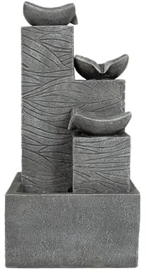 Easy Fountain Jackson Pours incl LEDs Water Feature Day and Night, Grey