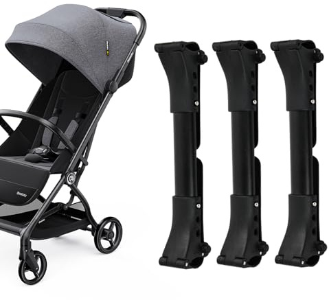 3 Pièces Connecteurs Universels pour Poussette de Bébé, Connecteurs Réglables pour Poussette, Adaptateur Connexion pour Poussette, Convient À la Plupart des Poussettes