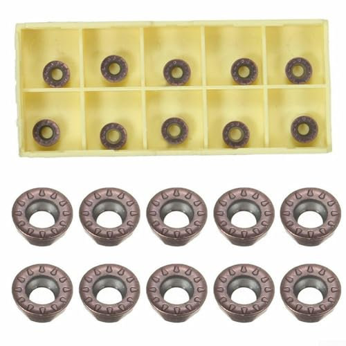 babominimer BP1125 RPMT08T2M0E-JS Cuchillas de inserción de carburo para torno Fresa RPMW08 Alto Acabado Resistente al desgaste CNC Insertos de torneado Acero inoxidable Hierro