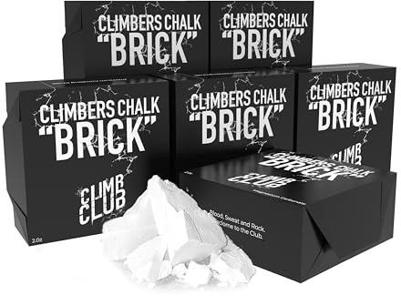 Clearance- Premium Rock Climbing Chalk- - 100% Magnesium Carbonate for Rock Climbing, Bouldering & Training, Enhanced Grip and Sweat Resistance -2oz Climb Chalk Block