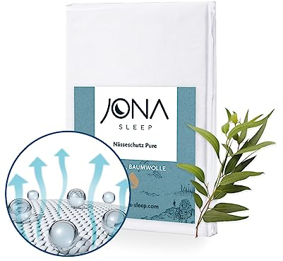 JONA SLEEP Matratzenschoner 90x200 cm - Wasserdicht, Atmungsaktiv & Geräuschlos - Matratzenschutz wie Spannbettlaken, hautfreundlicher Nässeschutz | Oeko-Tex 100