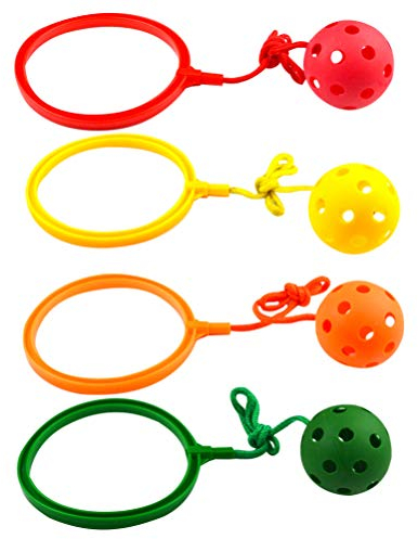 TOYANDONA 4 Stück Springbälle Plastikschaukel Set Springspielzeug Fitnessbälle Und Kinder