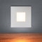 max K O M F O R T 3er SET LED Treppenbeleuchtung ECKIG weiß 230V | warmweiß 2,5W 120 Lumen 80x80 mm | Aluminium Treppenleuchte Einbauleuchte Einbaustrahler Stufenbeleuchtung Flurleuchte | 6103S