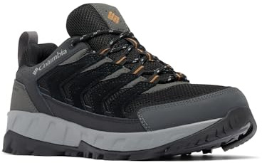 Columbia Strata Trail Low WP Shoes, Lightweight Build, Robust Design, Waterproof Shield, Exceptional Cushioning, High Energy Rebound, Non-Marking Grip - Men's