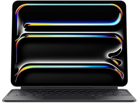 Apple iPad Magic Keyboard – tangentbord och fodral till iPad Pro 13 tum (M4), bekvämt att skriva på, inbyggd styrplatta, rad med funktionstangenter, svenskt – svart ​​​​​​​