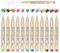 Fineliner Stifte Set, 12 Farben Fineliner Bunt Stifte, 0,5mm Fineliner für Skizzieren, Schreiben, Malbuch Comics, Einkaufslisten, Notizen, Präzisionszeichnen