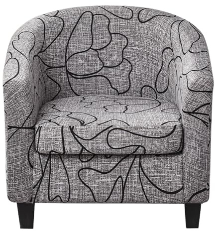 Meigeh Funda de Sillón Chesterfield Tullsta Elástica Funda de Sofa 1 Plaza Funda para Sillón de Club Tullsta Deseo