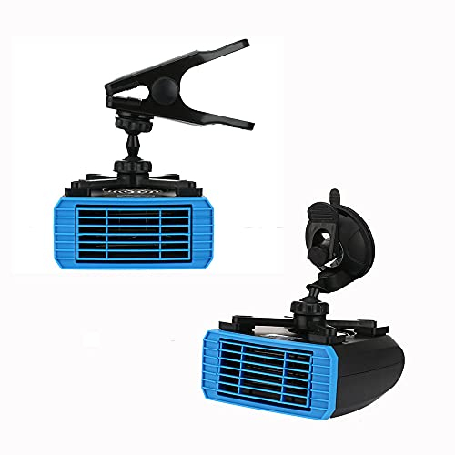 12V 150W Auto Heizlüfter Defroster, Riloer Tragbare Autoheizung, Multifunktionsheizung, 360-Grad-Rotationsheizung, Heiße und Kalte 2-IN-1 Windschutzscheiben-Entfroster, Zigarettenanzünder