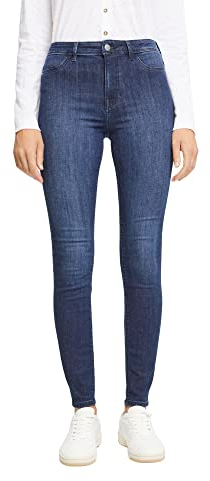 ESPRIT Damen Jeggings Skinny Fit Jeans, 901/Blue Dark Wash - New, 27W / 30L