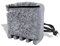 Froadp 1 Stück Gartensteckdose mit 4er Steckdose Außensteckdose Steinoptik mit EU-Stecker 1.5m Extension Cord IP44 Wasserdicht Mehrfachstecker Steckplätzen Energiestation für Aussen, Grau