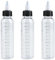 Thyonta 3PCS 120ml Squeeze Oil Applicator Bottle Paint Mixing Colour Graduated Bottle with Spout for Hair Salons and Parlours